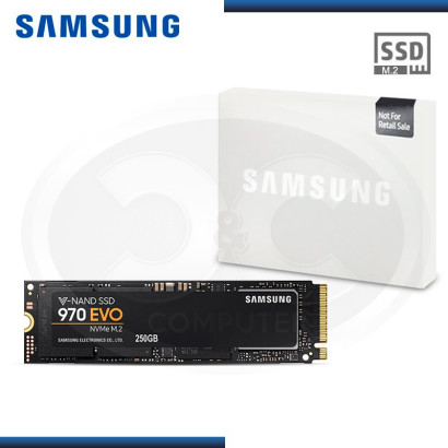 DISCO DURO SOLIDO PCI-E SAMSUNG 970 EVO 250GB M.2 / 2280 / NVMe 1.3 (PN: MZ-V7E250E )
