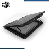 COOLER NOTEBOOK COOLER MASTER NOTEPAL ERGOSTAND IV | FAN 140MM | USB x4 | TIRA LED BLUE (PN: R9-NBS-E42K-GP )