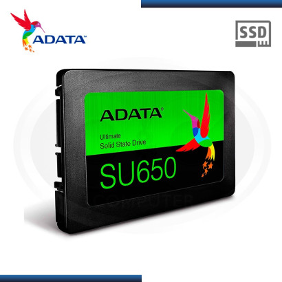 DISCO DURO SOLIDO ADATA ULTIMATE SU650 480GB | SATA3 6GB/S | 2.5" (PN: ASU650SS-480GT-R )
