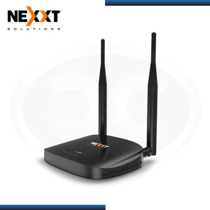 ROUTER WIRELESS NEXXT NYX 300 MBPS 2.4 GHZ | 2 PTOS RJ45 | 2 ANTENAS (N/P ARNEL304U1 )