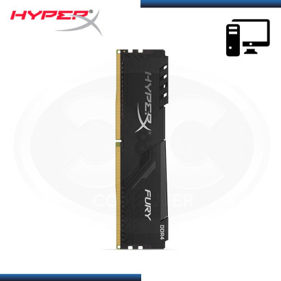 MEMORIA KINGSTON HYPER X FURY BLACK DDR4 4GB 2666MHZ C/ DISIPADOR (N/P HX426C16FB3/4)