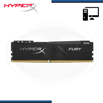 MEMORIA KINGSTON HYPER X FURY BLACK DDR4 4GB 2666MHZ C/ DISIPADOR (N/P HX426C16FB3/4)