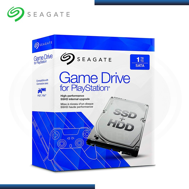 DISCO DURO SEAGATE GAME 1TB (8 GB Flash) HIBRIDO PARA PLAYSTATION (PN:STBD1000101)