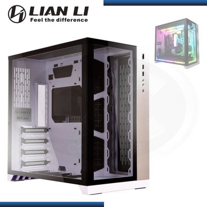 CASE LIAN LI PC-011 | DYNAMIC WHITE | x3 FAN RGB | VIDRIO TEMPLADO | USB-C (PN: G99.011DW.00 )