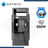 CASE ANTRYX ELEGANT V BLACK CHALLENGER C/FUENTE 350W, USB 3.0, ATX (PN: AC-EV230-350CP )