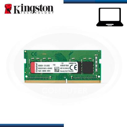 MEMORIA SODIMM KINGSTON KVR DDR4 8GB BUS 2400 MHz (N/P KVR24S17S8/8 )