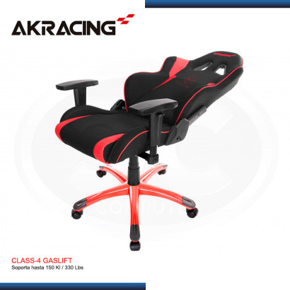 Silla Akracing Fighting Wolf Rojo Gamer Pn Ak Zl Br