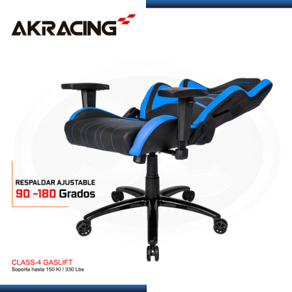 SILLAS GAMER AK-RACING PLAYER SERIES AZUL (PN: AK-K6014-BL)
