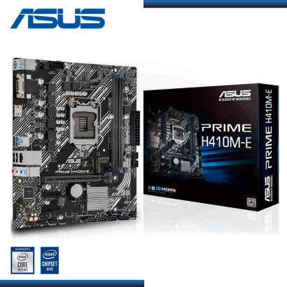 MB ASUS PRIME H410M-E VIDEO | SONIDO | LAN | LGA 1200  USB-C,| USB 2.0 | USB 3.2 I M.2 (PN: 90MB13H0-M0AAY0 )