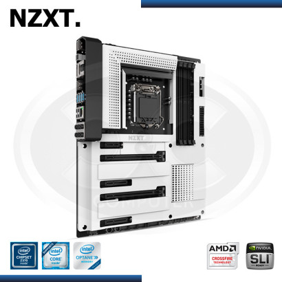 MB NZXT N7-Z37XT DDR4 LGA 1151V2 INTEL Z370 ATX / WHITE (PN: Z37XT-W1 )