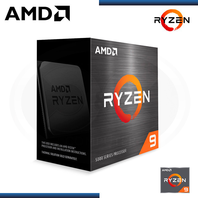 PROCESADOR AMD RYZEN 9 5900X | 3.7GHZ  up 4.8GHZ) | | 70MB | 12 NUCLEOS | AM4 | BOX(N/P 100-100000061WOF)