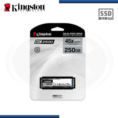 UNIDAD DE ESTADO SOLIDO KINGSTON KC2500 | 250GB | M.2 2280 | NVME PCIE GEN 3.0 x4 (N/P SKC2500M8/250G )