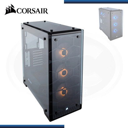 CASE CORSAIR CRYSTAL SERIES 570X RGB ATX, MID TOWER, NEGRO, USB 3.0, AUDIO. (PN: CC-9011098-WW )