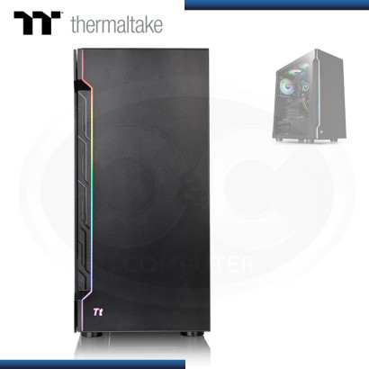CASE THERMALTAKE H200 TG RGB | BLACK S/ FUENTE | VIDRIO TEMPLADO | MID TOWER (N/P CA-1M3-00M1WN-04 )