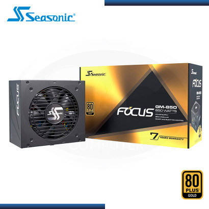 FUENTE PODER SEASONIC FOCUS SSR-850FX  850W / MODULAR / 80+ PLUS GOLD ATX