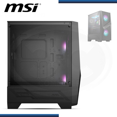 CASE MSI MAG FORGE 100R SIN FUENTE VENTANA VIDRIO TEMPLADO USB 3.2