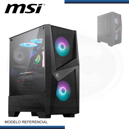 CASE MSI MAG FORGE 100R SIN FUENTE VENTANA VIDRIO TEMPLADO USB 3.2