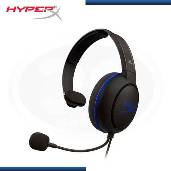 AUDIFONO HYPERX CLOUD CHAT CON MICROFONO COMPATIBLE PS4 BLACK (PN:HX-HSCCHS-BK/AM)