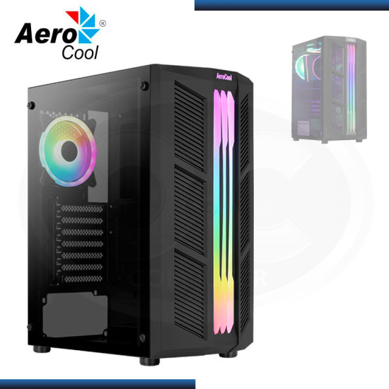 CASE AEROCOOL PRIME-G-BK-V2 ARGB SIN FUENTE VIDRIO TEMPLADO USB 3.0 (PN:4710562756326)