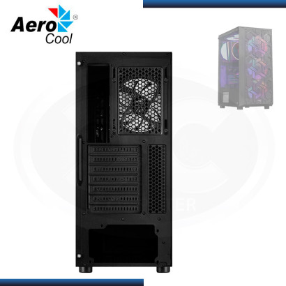 CASE AEROCOOL HIVE ARGB SIN FUENTE VIDRIO TEMPLADO USB 3.0/USB 2.0 (PN:4710562755909)