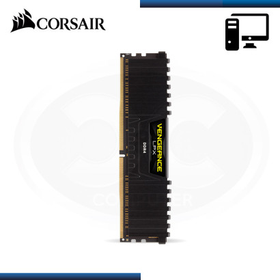 MEMORIA 8GB DDR4 CORSAIR VENGEANCE LPX BUS 2666MHz BLACK (PN:CMK8GX4M1A2666C16)