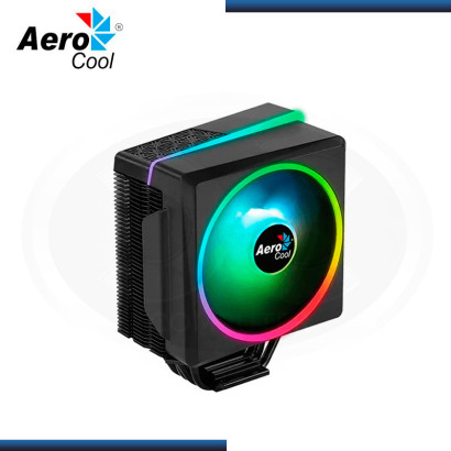 AEROCOOL CYLON 4F ARGB BLACK REFRIGERACION AIRE AMD/INTEL (PN:4710562752724)
