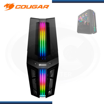 CASE COUGAR GEMINI T PRO RGB SIN FUENTE VIDRIO TEMPLADO USB 3.1/USB 3.0 (PN:106KMT0008-00)