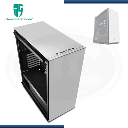 CASE GAMER STORM MACUBE 310 WH SIN FUENTE VIDRIO TEMPLADO USB 3.0 (PN:GS-ATX-MACUBE310-WHG0P)
