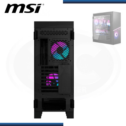 CASE MSI MPG SEKIRA 500X BLACK SIN FUENTE VIDRIO TEMPLADO FAN ARGB USB 3.2 (PN:MSI SEKIRA 500X)