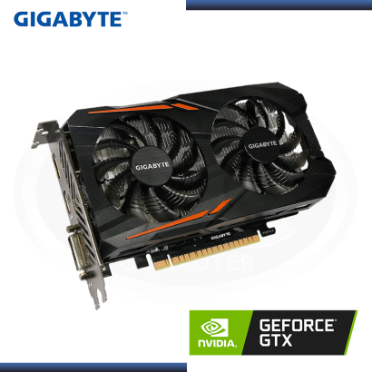 GIGABYTE GEFORCE GTX 1050 TI 4GB GDDR5 128BITS OC (PN:GV-N105TOC-4GD)