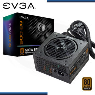 FUENTE EVGA 500 BQ 500W 80 PLUS BRONZE SEMI MODULAR (PN:110-BQ-0500-K1)