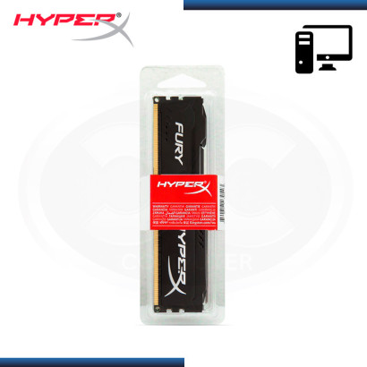 MEMORIA 8GB DDR3 HYPERX FURY BLACK BUS 1600MHZ (PN:HX316C10FB/8)