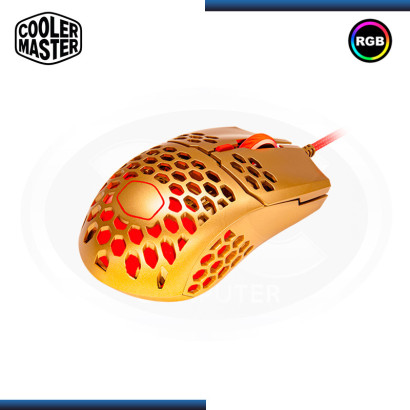 MOUSE COOLER MASTER MM711 GOLDEN RED EDITION RGB GAMING (PN:MM-711-GROL1)
