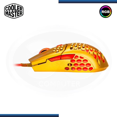 MOUSE COOLER MASTER MM711 GOLDEN RED EDITION RGB GAMING (PN:MM-711-GROL1)