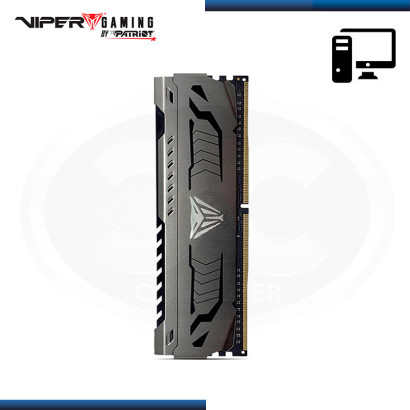 MEMORIA 16GB DDR4 VIPER GAMING STEEL GRIS CON DISIPADOR BUS 3200Mhz (PN:PVS416G320C6)