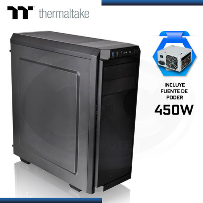 CASE THERMALTAKE V100 MID TOWER + FUENTE 450W USB 3.0/USB 2.0 (PN:CA-3K7-45M1NU-00)