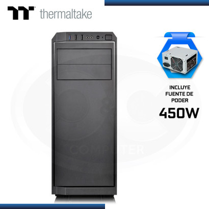 CASE THERMALTAKE V100 MID TOWER + FUENTE 450W USB 3.0/USB 2.0 (PN:CA-3K7-45M1NU-00)