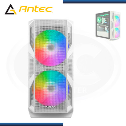 CASE ANTEC NX800 WHITE ARGB SIN FUENTE VIDRIO TEMPLADO USB 3.0/USB 2.0 (PN:0-761345-81082-1)