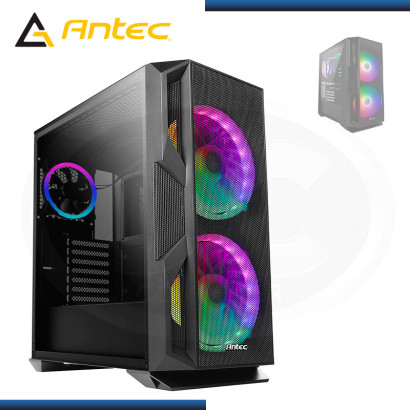 CASE ANTEC NX800 BLACK  ARGB SIN FUENTE VIDRIO TEMPLADO USB 3.0/USB 2.0 (PN:0-761345-81080-7)