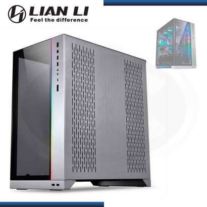 CASE LIAN LI PC-011 DYNAMIC XL ROG CERTIFIED SILVER ARGB VIDRIO TEMPLADO SIN FUENTE USB 3.1/USB 3.0 (PN:011DXL-A)