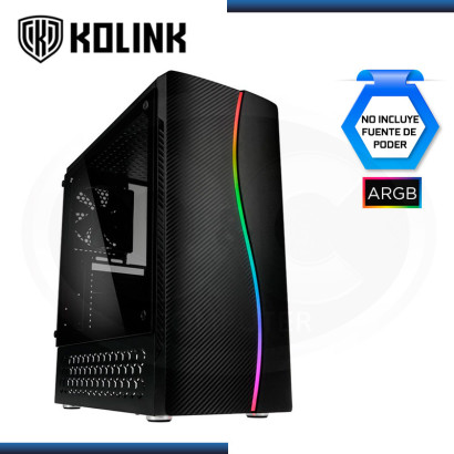 CASE KOLINK INSPIRE SERIE K5 ARGB SIN FUENTE VIDRIO TEMPLADO USB 3.0/USB 2.0 (PN:PGW-CH-KOL-031)
