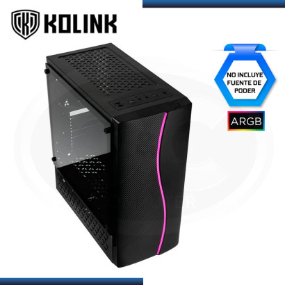 CASE KOLINK INSPIRE SERIE K5 ARGB SIN FUENTE VIDRIO TEMPLADO USB 3.0/USB 2.0 (PN:PGW-CH-KOL-031)