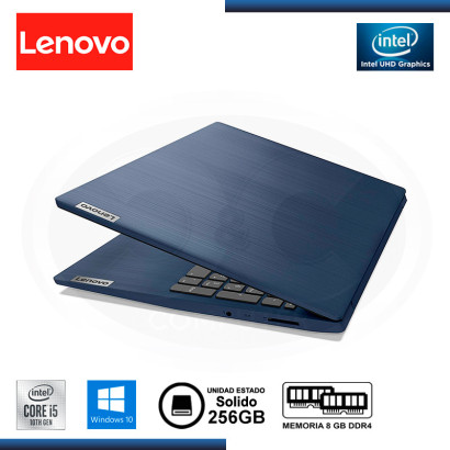 LAPTOP LENOVO IDEAPAD 3 15IML05 CI5-10210U 15.6"/8GB/SSD 256GB/WIN 10 ABYSS BLUE (PN:15IML05)