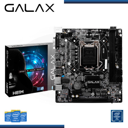 PLACA GALAX H81M DDR3 LGA 1150 (PN:G-IH810M1MBZJ1CW-GXLG)