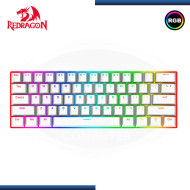 TECLADO REDRAGON DRAGONBORN K630W-RGB WHITE MECANICO 60% SWITCH BROWN