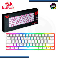 TECLADO REDRAGON DRAGONBORN K630W-RGB WHITE MECANICO 60% SWITCH BROWN