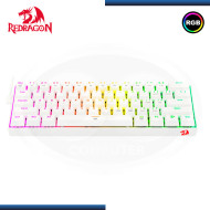 TECLADO REDRAGON DRAGONBORN K630W-RGB WHITE MECANICO 60% SWITCH BROWN