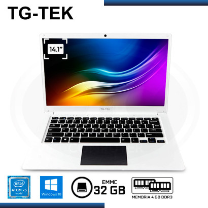 LAPTOP TG-TEK TGL1401-WH ATOM X5-Z8350 14.1"/4GB DDR3/EMMC 32GB/WIND 10 WHITE