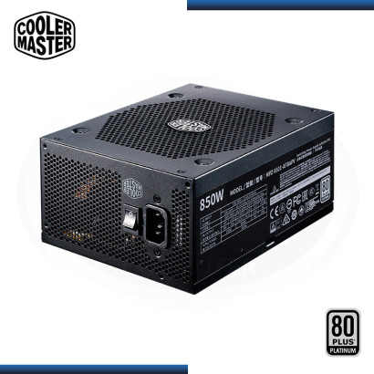 FUENTE COOLER MASTER V850 850W 80 PLUS PLATINUM MODULAR BLACK (PN:MPZ-8501-AFBAPV-US)