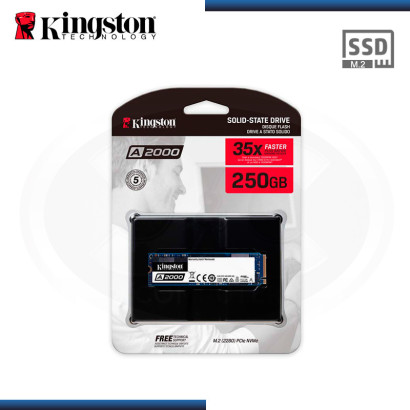 SSD 250GB KINGSTON A2000 M.2 2280 NVMe PCIE (PN:SA2000M8/250G)